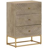 vidaXL Ladičar 55 x 30 x 76 cm od masivnog drva manga i željeza | shoptok.hr