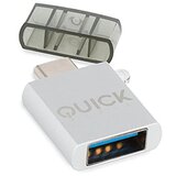 POZZI Hitri mediji - OTG/USB Type C 3.1 do USB 3.0 Adapter - Aluminijasta zaključek (QMACUSB) - Idealno za MacBook in pametni telefon s Type -C vrata., (21019681) Cene