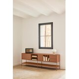 Teulat Črna TV omarica 220x74x45 cm Platt – | Shoptok.si