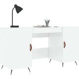  Radni stol visoki sjaj bijeli 140x50x75 cm konstruirano drvo | shoptok.hr