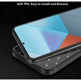 Techsuit CarbonFiber ovitek za Xiaomi Poco X6 Pro – črna | Shoptok.si