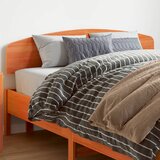  The Living Store Vzglavje voščeno rjava 150 cm trdna borovina - Vzglavje, (21500721) | Shoptok.si