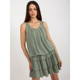 Och Bella Dress-TW-SK-BI-8139.44-khaki | Shoptok.si