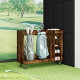 Golf ormar s kotačem Jednobojno Dimljeni hrast 120 x 45 x 98 cm | shoptok.hr