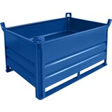 Heson zaboj za zlaganje z drsniki, dxš 1200 x 800 mm, nosilnost 1000 kg, modra, od 1 kosov Cene