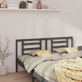  Uzglavlje za krevet sivo 206 x 4 x 100 cm od masivne borovine | shoptok.hr