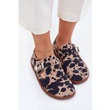 Zazoo Suede Half Shoes Barefoot Women With Buckle Patches | Shoptok.si