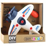 Avion za igru na sklapanje sa odvijačem - bijeli | Shoptok.si