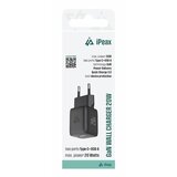 Swissten iPEAX punjač za AC220 GaN 20W (USB-C + USB-A) CRNI | shoptok.hr
