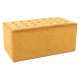  Tabure za sjedenje - LORI 2 - Baršunasta tkanina - žuta | shoptok.hr