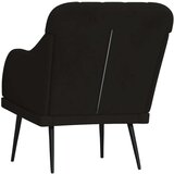  Fotelja crna 63 x 76 x 80 cm baršunasta | shoptok.hr