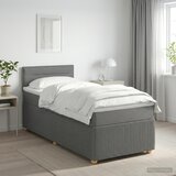  Boxspring krevet s madracem Tamnosiva 80 x 200 cm Tkanina 200 x 80 x 100.5 cm | Shoptok.si