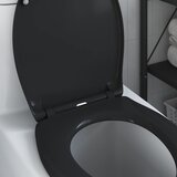  WC daska Crna 47 x 37 x 4 cm Duroplast | Eponuda.com