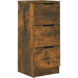  Komoda dimljeni hrast 30x30x70 cm konstruiran les, (20653940) | Shoptok.si