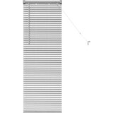 vidaXL Venecijanske žaluzije srebrna 130 x 45 cm Aluminij, (5000178580) | Shoptok.si