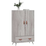 vidaXL Visoka omara siva sonoma 69,5x31x115 inženirski les | Shoptok.si