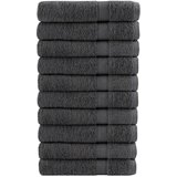 vidaXL Ručnici 10 kom antracit 100 x 200 cm 600 gsm od 100 % pamuka Cijene