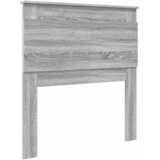  Uzglavlje s uzglavljem Siva Sonoma 80 cm Konstruirano drvo | shoptok.hr