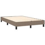  Box spring postelja z vzmetnico taupe 120x200 cm blago, (20791793) | Shoptok.si