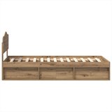  Okvir za krevet Umjetnička hrastovina 90 x 190 cm | shoptok.hr