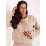 RUE PARIS Jacket-IT-KR-FL9586.64-light beige | Shoptok.si