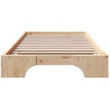  Krevetna konstrukcija Čvrsto borovo drvo 90 x 200 cm | shoptok.hr