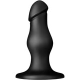 BUTTR FIM-92 - prisesalni analni dildo (črna) | Shoptok.si