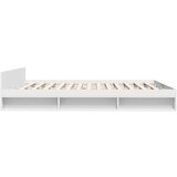 vidaXL Okvir za krevet s ladicama bijeli 200x200 cm konstruirano drvo | shoptok.hr