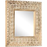 vidaXL Ručno izrezbareno ogledalo 50 x 50 x 2 6 cm masivno drvo manga | shoptok.hr