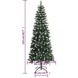  Umjetno božićno drvce sa stalkom zeleno 210 cm PVC | shoptok.hr