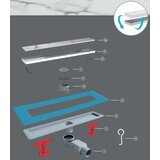  Tuš kanalica alfor nikl 60CM sa sifonom fi 50 | Eponuda.com