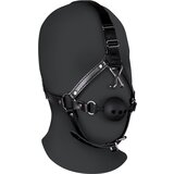 Ouch! Xtreme Head Harness with Breathable Ball Gag and Nose Hooks Black Cene
