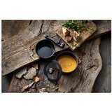 Holm Aluminijast komplet loncev s snemljivim ročajem 2 ks s pokrovko 2,4 l – | Shoptok.si