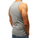 DStreet Tank top męski bez nadruku szary | Shoptok.si