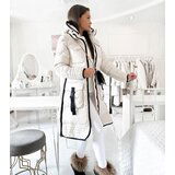 Gemre White Quilted Coat Averie | Shoptok.si