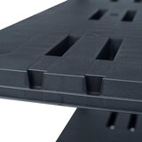  Stalci za pohranu 2 kom crni 220 kg 90 x 40 x 138 cm plastični | shoptok.hr