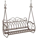  Ljuljačka Čelik 112 x 60 x 126,5 cm Antikno smeđa | shoptok.hr