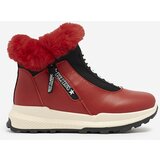 Resti Red women's insulated boots with fur Scherr- Footwear | ePonuda.com