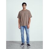 Sinsay Strukturirana loose majica s pamukom | shoptok.hr