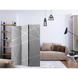 Artgeist PARAVAN 135/172/3 cm sivobela | Shoptok.si