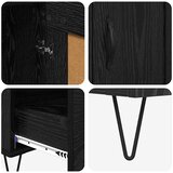  Highboard Crni hrast 69,5 x 31 x 115 cm Konstruirano drvo | shoptok.hr