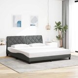 vidaXL Posteljni okvir brez vzmetnice temno siv 180x200 cm tkanina Cene