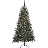 vidaXL Umestno božično drevo med 300 LED Zelena 99 x 99 x 180 cm | Shoptok.si