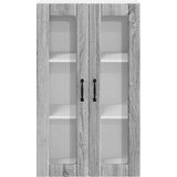  Zidni stakleni ormarić Lucca Siva sonoma 60 x 31 x 100 cm | shoptok.hr