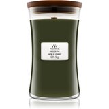WoodWick Frasier Fir dišeča sveča z lesenim stenjem 609.5 g | Shoptok.si