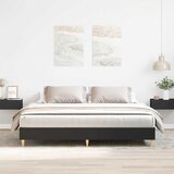  Okvir kreveta bez madraca crni 200 x 200 cm konstruirano drvo | Eponuda.com