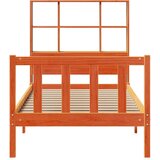 vidaXL Krevet s regalom za knjige bez madraca 100 x 200 cm od borovine | shoptok.hr