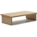 Kave Home Stolić za kavu u dekoru hrasta u prirodnoj boji 75x140 cm Oaq – Cijene