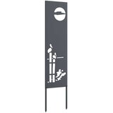  Privatnost u vrtu Antracit 32 x 140 cm Hladno valjana čelična | shoptok.hr