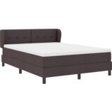 Box Spring Krevet s Madracem Tamno Smeđi 140x200 cm Tkanina | shoptok.hr
